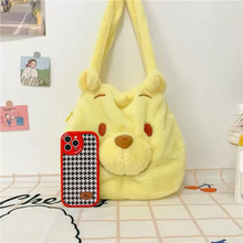 Load image into Gallery viewer, Pooh Bear Plush Handbag - Tinyminymo
