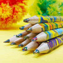 Load image into Gallery viewer, Rainbow Swirl Color Pencil Set - Tinyminymo
