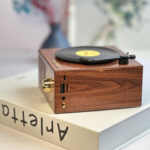 Load image into Gallery viewer, Record Player Wireless Mini Speaker - Tinyminymo
