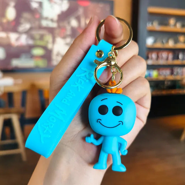 Funko pop rick on sale and morty keychain