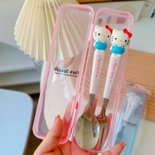 Load image into Gallery viewer, Sanrio Spoon and Fork Set - Tinyminymo
