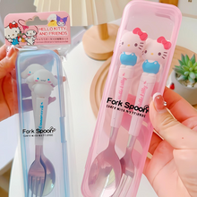 Load image into Gallery viewer, Sanrio Spoon and Fork Set - Tinyminymo
