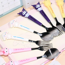 Load image into Gallery viewer, Sanrio Spoon and Fork Set - Tinyminymo
