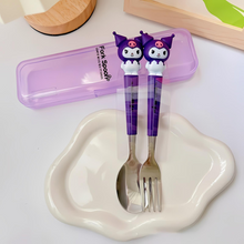 Load image into Gallery viewer, Sanrio Spoon and Fork Set - Tinyminymo
