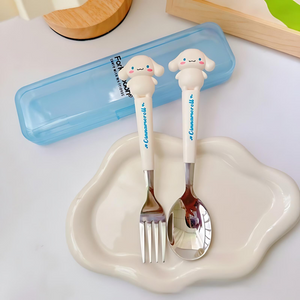 Sanrio Spoon and Fork Set - Tinyminymo