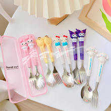 Load image into Gallery viewer, Sanrio Spoon and Fork Set - Tinyminymo
