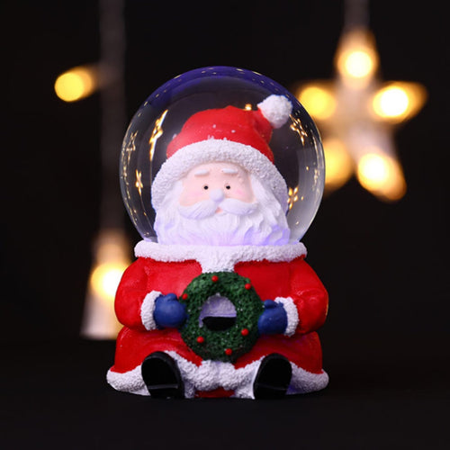 Santa Snow Globe with Light - Tinyminymo