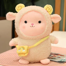 Load image into Gallery viewer, Sheep with Sling Bag Soft Toy - Tinyminymo
