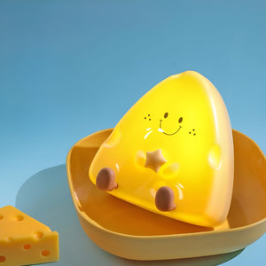 Smiling Cheese Shaped Night Light - Tinyminymo