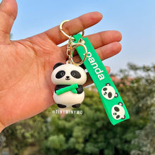 Load image into Gallery viewer, Star Panda 3D Keychain - Tinyminymo
