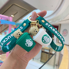 Load image into Gallery viewer, Starbucks Bear Cup 3D Keychain - Tinyminymo
