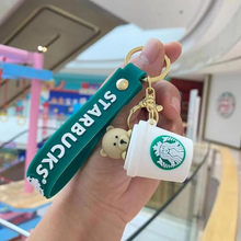 Load image into Gallery viewer, Starbucks Bear Cup 3D Keychain - Tinyminymo
