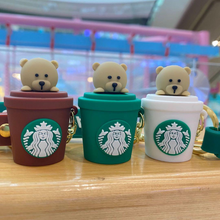 Load image into Gallery viewer, Starbucks Bear Cup 3D Keychain - Tinyminymo
