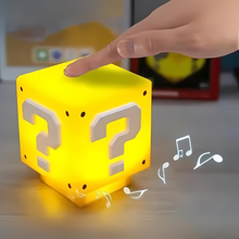 Load image into Gallery viewer, Super Mario Question Brick LED Light with Sound - Tinyminymo
