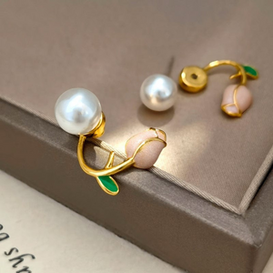 Tulip Pearl Earring - Tinyminymo