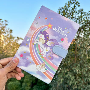 Unicorn Notebook with Snap Lock - Tinyminymo