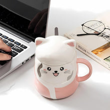 Load image into Gallery viewer, Winter Cat 3D Mug - Tinyminymo
