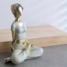 Load image into Gallery viewer, Yoga Lady Resin Figure - TInyminymo
