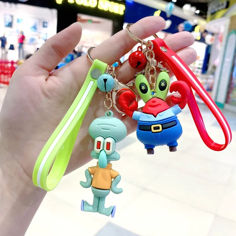 Buy 3D Krab Squarepants Keychain Online in India