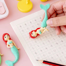 Load image into Gallery viewer, Adorable Mermaid Eraser - Tinyminymo
