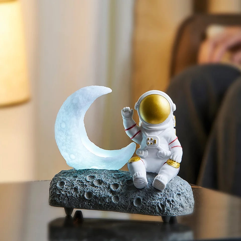 Astronaut Wireless Speaker with LED Luminous Moon Online In India