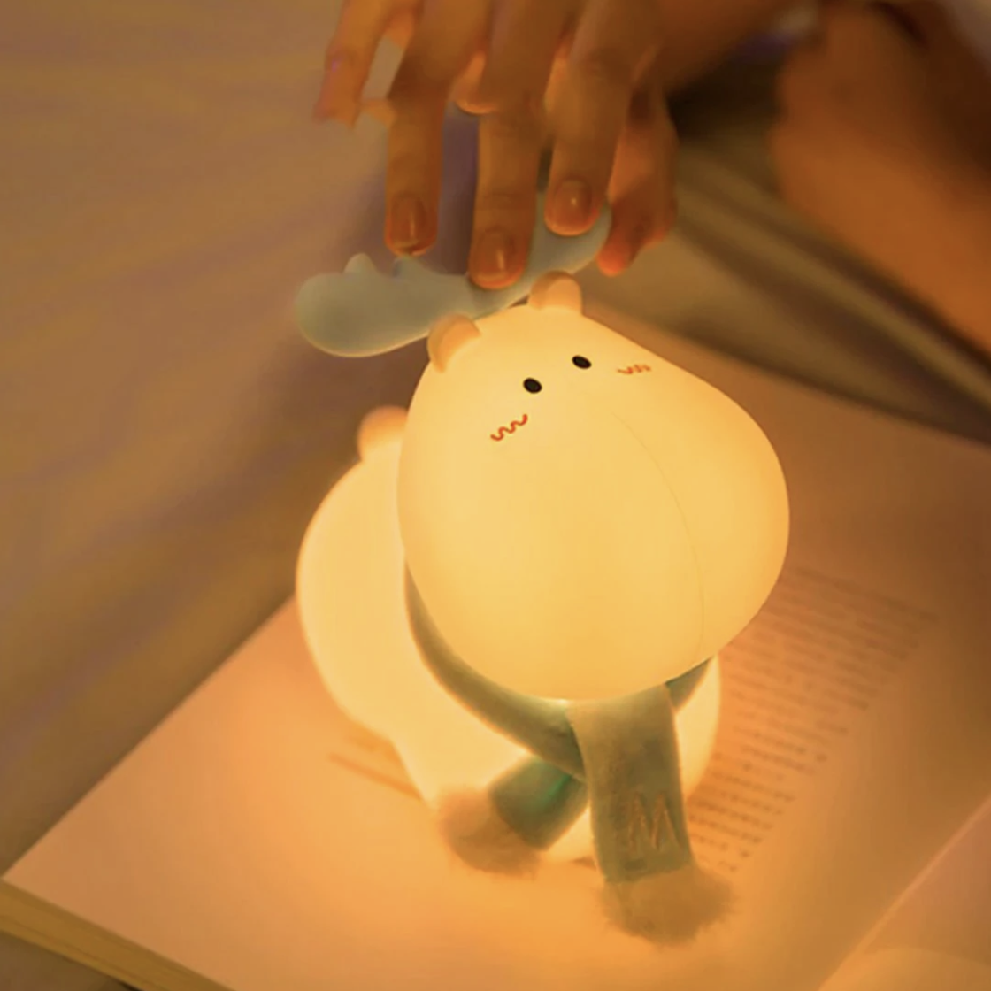 Baby Reindeer Touch Sensor Lamp - Tinyminymo