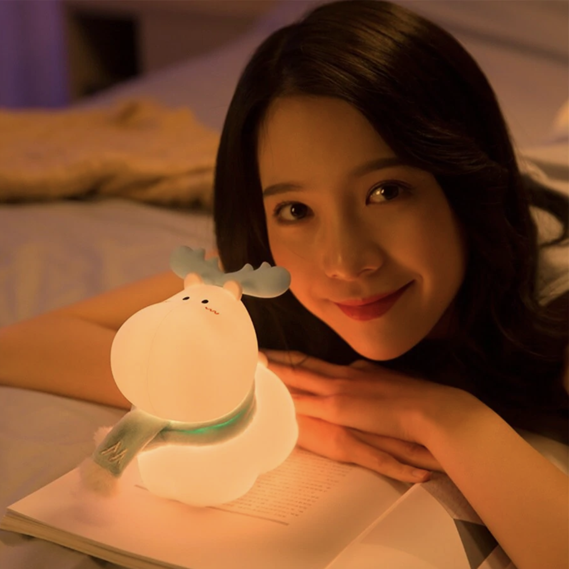 Baby Reindeer Touch Sensor Lamp - Tinyminymo