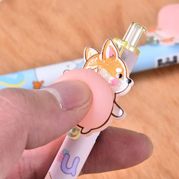Korean Cute Animal Roll Up Pencil Case