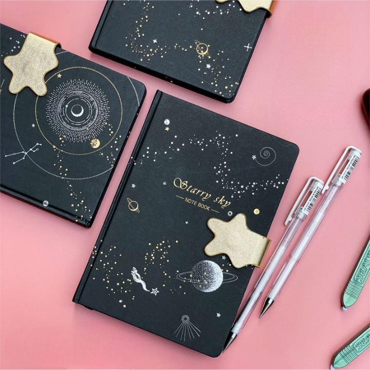 Kawaii Notebook - Starry Sky Black Page Online In India