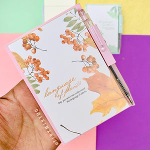 Mini Notepad with Pen - Language of Plants - Tinyminymo