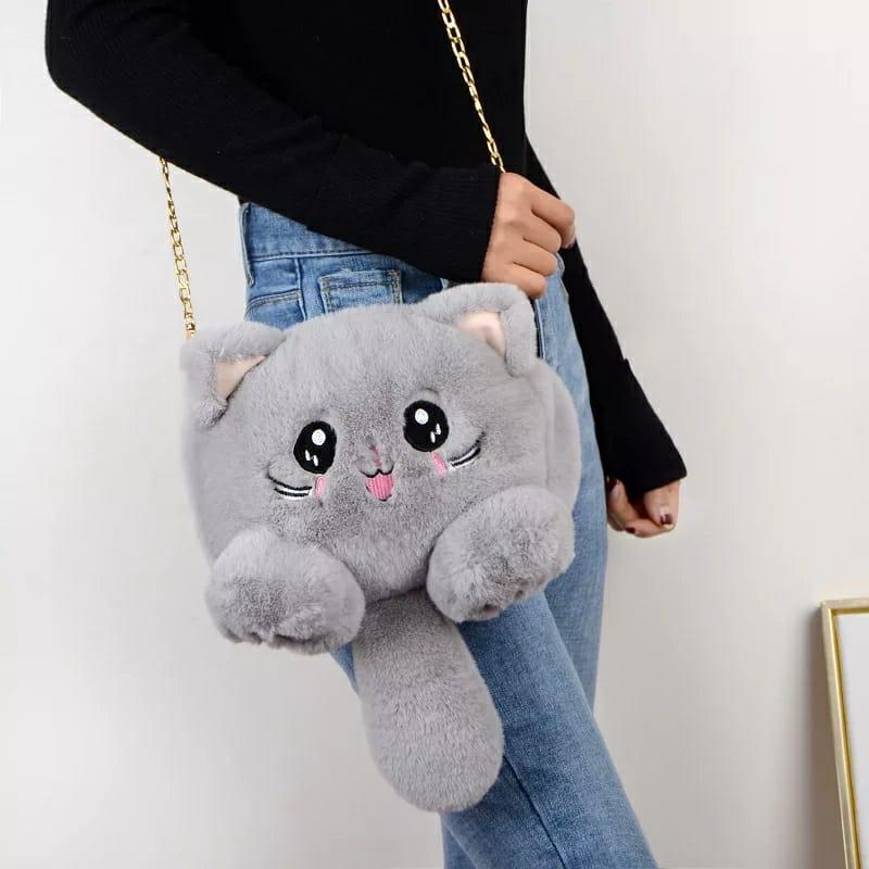 Furry sling online bag