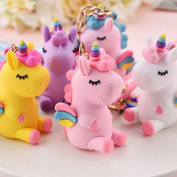 Unicorn Keychain - Cute Rainbow Unicorn Keychain Online in India