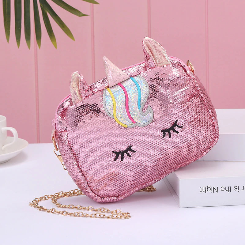Buy NFI Essentials Mini Small Backpack Girls Dark Pink Sequence Bag Online