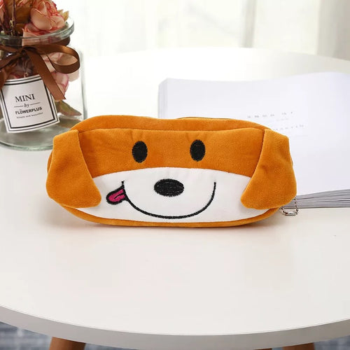 Plush Doggy Zipper Pouch - Tinyminymo