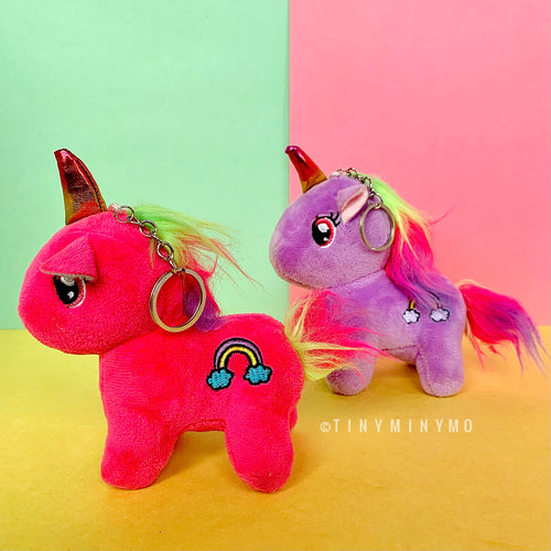 Plush Mini Unicorn Charm - Tinyminymo