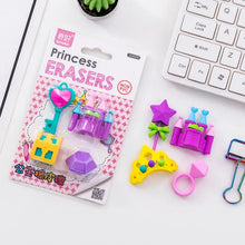 Load image into Gallery viewer, Princess Eraser - Set of 4 - Tinyminymo
