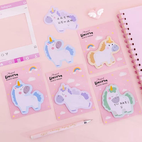 Magical Unicorn Sticky Notes - TinyMinyMo