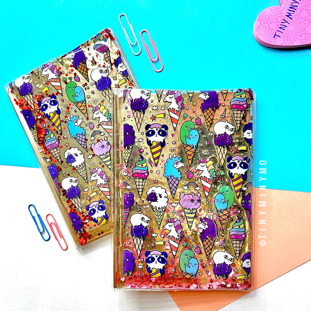 Ice Cream Watercover Notebook