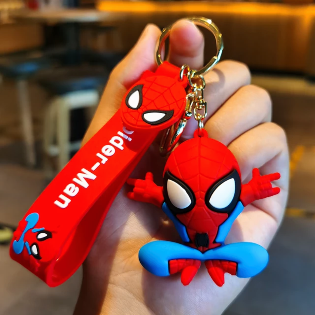 Cute 3D Spiderman Keychain Online In India Red Spiderman