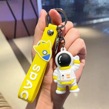 Load image into Gallery viewer, Waving Astronaut 3D Keychain - Tinyminymo
